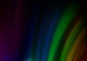 fundo escuro multicolorido do vetor do arco-íris com formas de bolha.