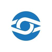 design de logotipo de vetor para cuidados com os olhos