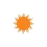 ilustração em vetor ícone do logotipo do sol