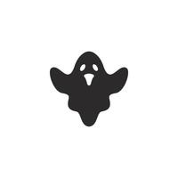 conjunto de ilustração de ícone de vetor de logotipo fantasma assustador