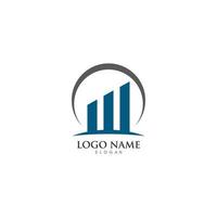 vetor de modelo de logotipo profissional de finanças de negócios