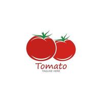 ícone de vetor de logotipo de tomate