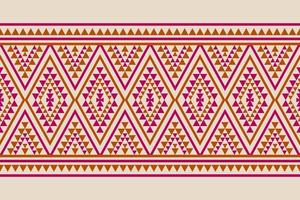 arte de padrão étnico de tapete. ikat sem costura padrão étnico em tribal. vetor