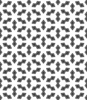 padrão abstrato sem emenda preto e branco. fundo e pano de fundo. design ornamental em tons de cinza. vetor