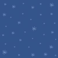 fundo azul com vetor de ilustração de flocos de neve