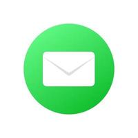 correio, vetor de ícone de envelope de mensagem para web ou aplicativo móvel