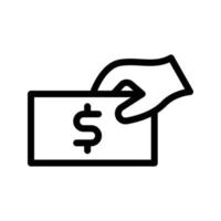 dólar pagar ilustração vetorial em ícones de uma qualidade background.premium symbols.vector para conceito e design gráfico. vetor