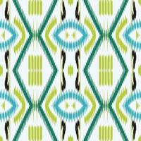 ikat pontilha o padrão sem emenda asteca tribal. étnico geométrico batik ikkat design têxtil de vetor digital para estampas tecido saree mughal pincel símbolo faixas textura kurti kurtis kurtas