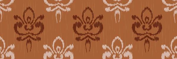 ikat damasco bordado escandinavo, ikat sem costura tribal chevron, motivo vetor têxtil digital design asiático arte antiga para estampas tecido saree mughal faixas textura kurti kurtis kurtas