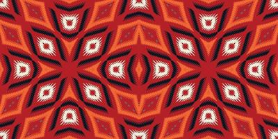 ikat pontilha padrão sem emenda abstrato tribal. étnico geométrico batik ikkat design têxtil de vetor digital para estampas tecido saree mughal pincel símbolo faixas textura kurti kurtis kurtas