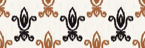 ikat damasco bordado escandinavo, ikat sem costura padrão tribal cruz, padrão de moda têxtil digital design asiático arte antiga para estampas tecido saree mughal faixas textura kurti kurtis kurtas vetor