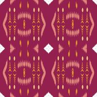 padrão sem emenda abstrato tribal de flor ikat. étnico geométrico ikkat batik vetor digital design têxtil para estampas tecido saree mughal pincel símbolo faixas textura kurti kurtis kurtas