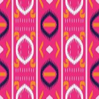 ikat pontilha padrão sem emenda de arte tribal. étnico geométrico batik ikkat design têxtil de vetor digital para estampas tecido saree mughal pincel símbolo faixas textura kurti kurtis kurtas