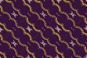 batik têxtil ikkat ou ikat triângulo sem costura padrão design de vetor digital para impressão saree kurti borneo tecido borda escova símbolos amostras algodão