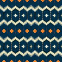 padrão sem emenda africano tribal de tecido ikat. étnico geométrico ikkat batik vetor digital design têxtil para estampas tecido saree mughal pincel símbolo faixas textura kurti kurtis kurtas