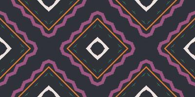 motivo ikat impressão batik têxtil padrão sem costura design de vetor digital para impressão saree kurti borneo tecido borda escova símbolos designer de amostras