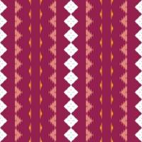 ikat diamante tribal abstrato sem costura padrão. étnico geométrico ikkat batik vetor digital design têxtil para estampas tecido saree mughal pincel símbolo faixas textura kurti kurtis kurtas