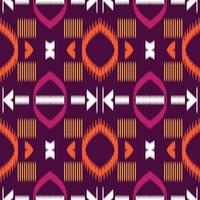 ikat projeta padrão sem emenda tribal africano. étnico geométrico batik ikkat design têxtil de vetor digital para estampas tecido saree mughal pincel símbolo faixas textura kurti kurtis kurtas