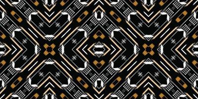 Padrão sem emenda de ikat diamante tribal chevron. étnico geométrico batik ikkat design têxtil de vetor digital para estampas tecido saree mughal pincel símbolo faixas textura kurti kurtis kurtas