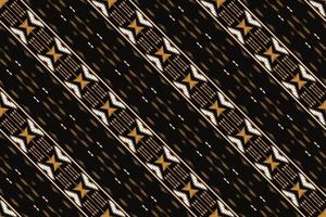 motivo têxtil batik ikat padrão de flor sem costura design de vetor digital para impressão saree kurti borneo tecido borda escova símbolos amostras algodão