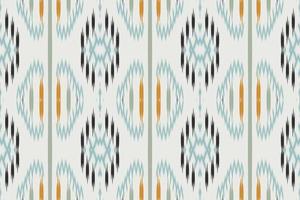 ikat pontilha padrão sem emenda de chevron tribal. étnico geométrico ikkat batik vetor digital design têxtil para estampas tecido saree mughal pincel símbolo faixas textura kurti kurtis kurtas