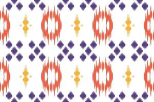 ikat floral tribal chevron sem costura padrão. étnico geométrico ikkat batik vetor digital design têxtil para estampas tecido saree mughal pincel símbolo faixas textura kurti kurtis kurtas