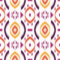 ikat projeta padrão sem emenda tribal africano. étnico geométrico ikkat batik vetor digital design têxtil para estampas tecido saree mughal pincel símbolo faixas textura kurti kurtis kurtas