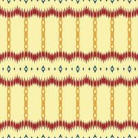 ikat projeta padrão sem emenda de cor tribal. étnico geométrico ikkat batik vetor digital design têxtil para estampas tecido saree mughal pincel símbolo faixas textura kurti kurtis kurtas