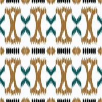 padrão sem emenda de ikat listra tribal chevron. étnico geométrico batik ikkat design têxtil de vetor digital para estampas tecido saree mughal pincel símbolo faixas textura kurti kurtis kurtas