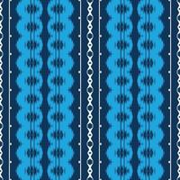 ikat floral tribal chevron sem costura padrão. étnico geométrico ikkat batik vetor digital design têxtil para estampas tecido saree mughal pincel símbolo faixas textura kurti kurtis kurtas