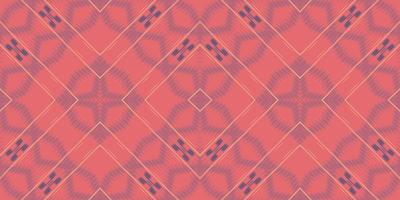 tecido ikat sem costura padrão tribal chevron. étnico geométrico ikkat batik vetor digital design têxtil para estampas tecido saree mughal pincel símbolo faixas textura kurti kurtis kurtas