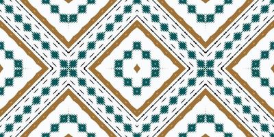 ikkat ou ikat textura batik têxtil padrão sem costura design de vetor digital para impressão saree kurti borneo tecido borda pincel símbolos amostras elegantes