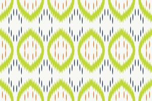 padrão sem emenda de cor tribal de flores ikat. étnico geométrico ikkat batik vetor digital design têxtil para estampas tecido saree mughal pincel símbolo faixas textura kurti kurtis kurtas