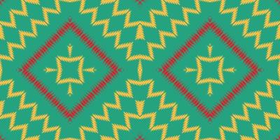 motivo têxtil batik africano ikat padrão sem costura design de vetor digital para impressão saree kurti borneo tecido borda pincel símbolos amostras elegantes