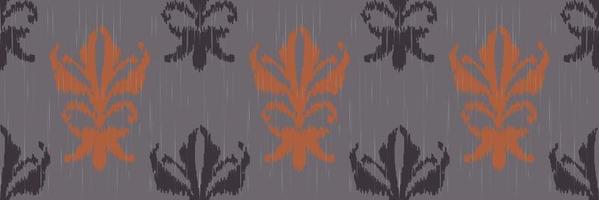 ikat damasco bordado escandinavo, ikat sem costura tribal asteca, estilo antigo têxtil digital design asiático arte antiga para estampas tecido saree mughal faixas textura kurti kurtis kurtas vetor