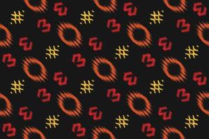 batik têxtil étnico ikat triângulo padrão sem costura design de vetor digital para impressão saree kurti borneo tecido borda escova símbolos amostras roupas de festa