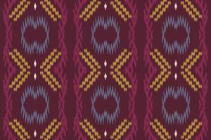 ikat projeta padrão sem emenda da África tribal. étnico geométrico ikkat batik vetor digital design têxtil para estampas tecido saree mughal pincel símbolo faixas textura kurti kurtis kurtas