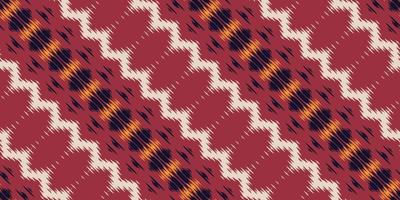 batik têxtil étnico ikat moldura sem costura padrão design de vetor digital para impressão saree kurti borneo tecido borda escova símbolos amostras algodão