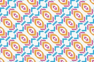 ikat pontilha padrão sem emenda de arte tribal. étnico geométrico batik ikkat design têxtil de vetor digital para estampas tecido saree mughal pincel símbolo faixas textura kurti kurtis kurtas