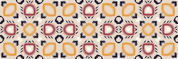 batik têxtil étnico ikat quadro sem costura padrão design de vetor digital para impressão saree kurti borneo tecido borda escova símbolos amostras elegantes