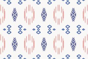 ikat floral tribal cruz sem costura padrão. étnico geométrico ikkat batik vetor digital design têxtil para estampas tecido saree mughal pincel símbolo faixas textura kurti kurtis kurtas
