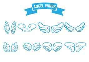 Anjo Wings Icon Vector