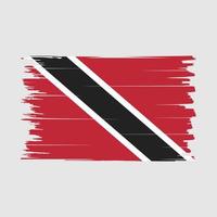 vetor de pincel de bandeira de trinidad