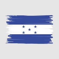 vetor de escova de bandeira de honduras