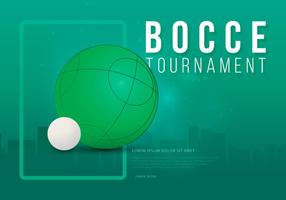 Ilustração do torneio de Bocce