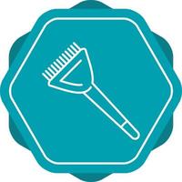 ícone de vetor de escova de tintura de cabelo