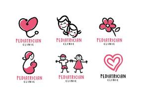 Logotipo pediatra Free Vector