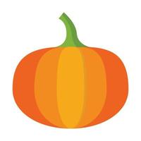 ícone de abóbora de outono, estilo simples vetor