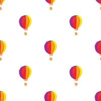 vetor sem emenda de padrão de balão de ar colorido