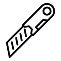 ícone de cortador de artesanato, estilo de estrutura de tópicos vetor